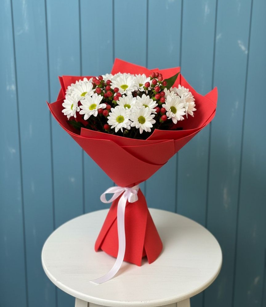 Букет цветов из: Хризантемы в Покровском Ростовской области