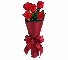Букет 5 Красных роз Эдлесс Лав в Покровском Ростовской области