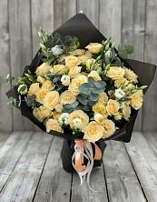 Букет цветов из:  Розы и Лизиантусы в Покровском Ростовской области