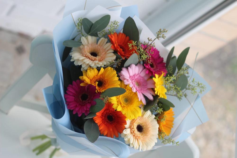 Букет цветов из: Герберы в Покровском Ростовской области