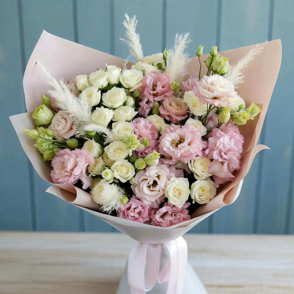 Букет цветов из: Альстромерии и Розы в Покровском Ростовской области