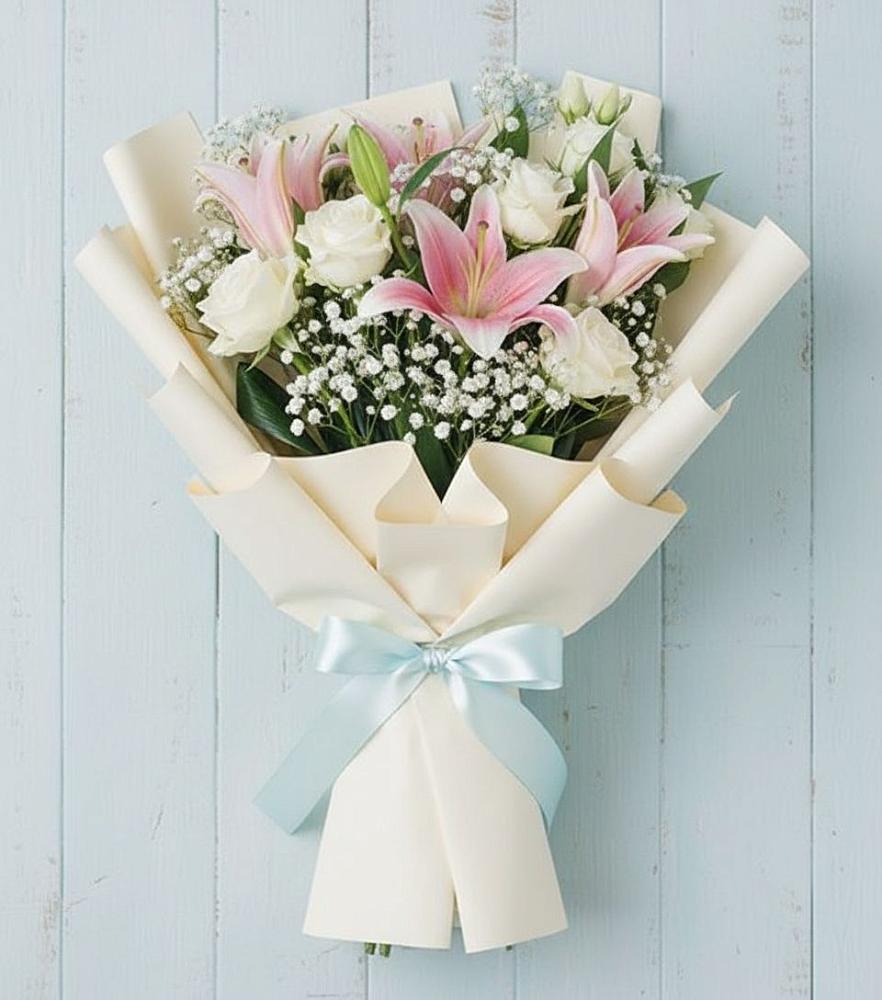 Букет цветов из: Лилии в Покровском Ростовской области