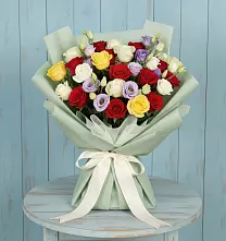 Букет цветов из:  Розы в Покровском Ростовской области
