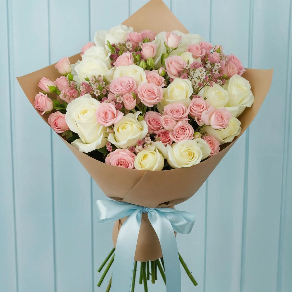 Букет цветов из: Розы в Покровском Ростовской области