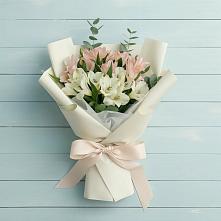 Букет цветов из:  Альстромерии в Покровском Ростовской области