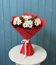 Букет цветов из:  Хризантемы в Покровском Ростовской области