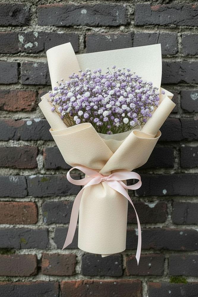 Букет цветов из: Гипсофила в Покровском Ростовской области