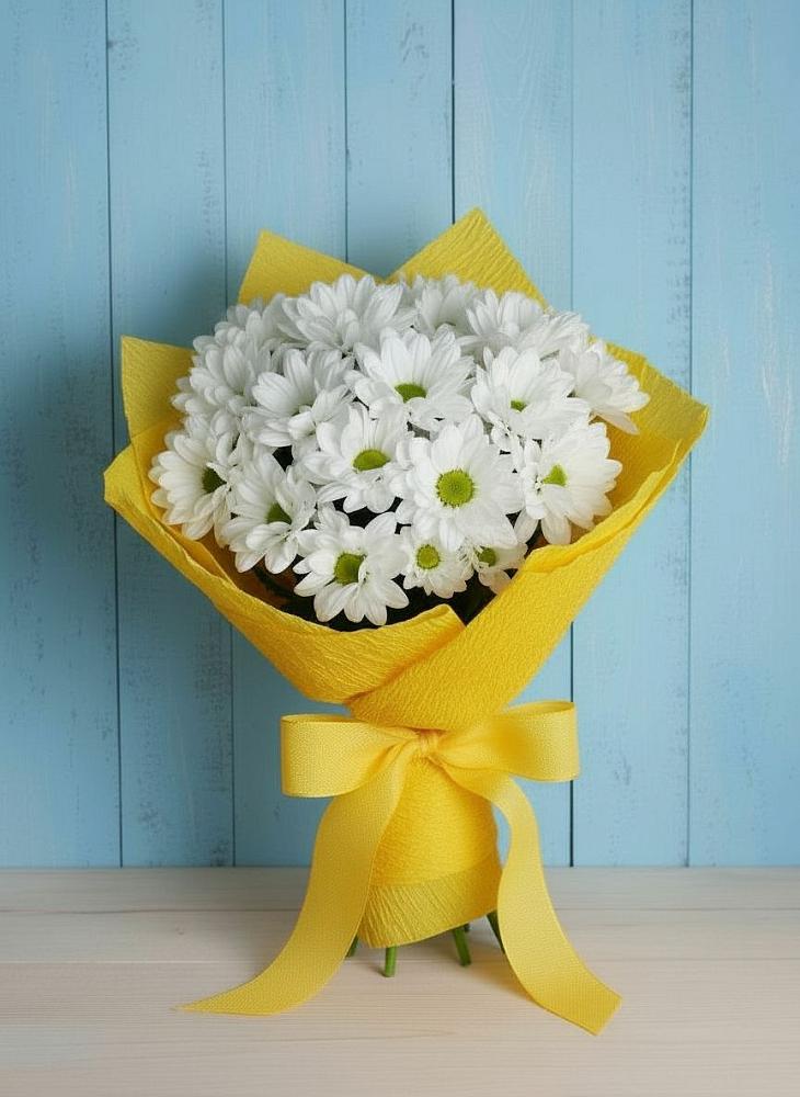 Букет цветов из: Хризантемы в Покровском Ростовской области