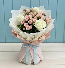 Букет цветов из:  Розы в Покровском Ростовской области