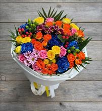 Букет цветов из:  Розы и Хризантемы #REPLACE_PRED# Покровском Ростовской области