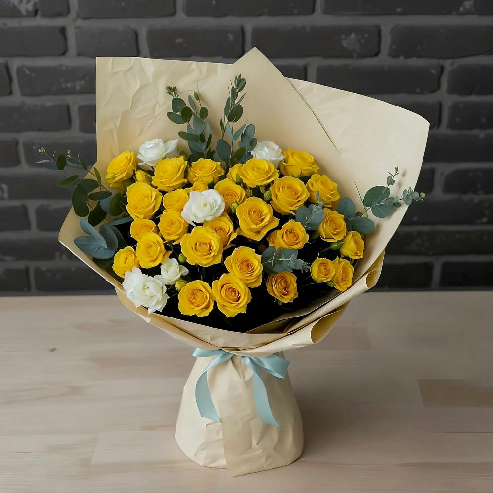 Букет цветов из: Розы в Покровском Ростовской области