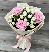 Букет цветов из:  Розы #REPLACE_PRED# Покровском Ростовской области