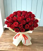 Букет 29 Красных роз в Покровском Ростовской области