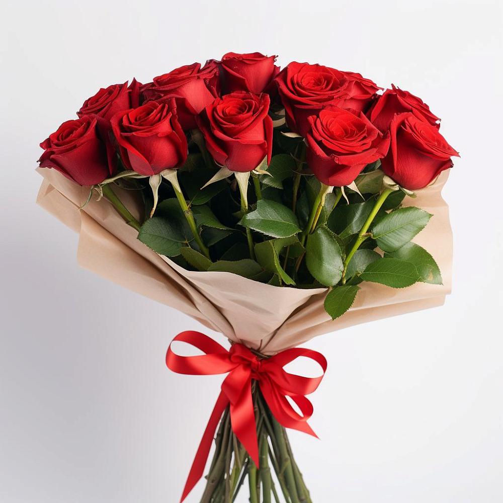 Букет 11 Красных роз Эдлесс Лав в Покровском Ростовской области