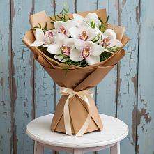 Букет цветов из:  Орхидеи и Розы в Покровском Ростовской области