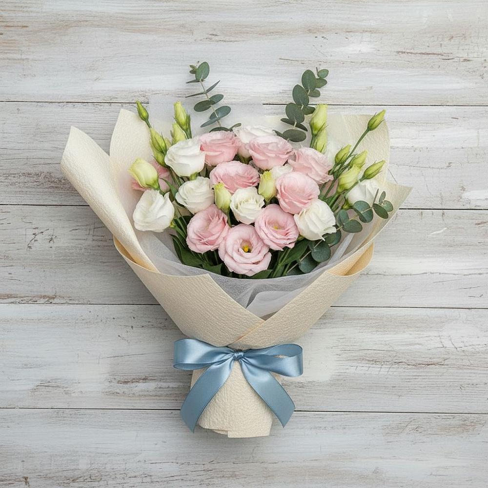 Букет цветов из: Лизиантусы в Покровском Ростовской области